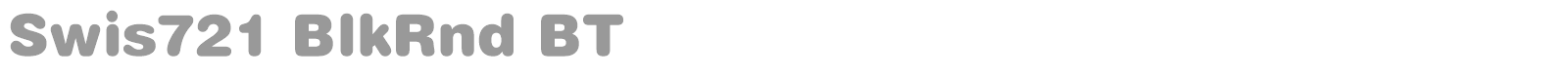 Swis721 BdRnd BT font preview
