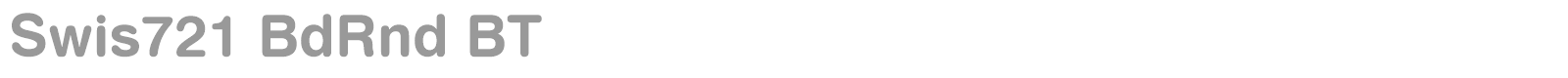 Swis721 BdRnd BT font preview