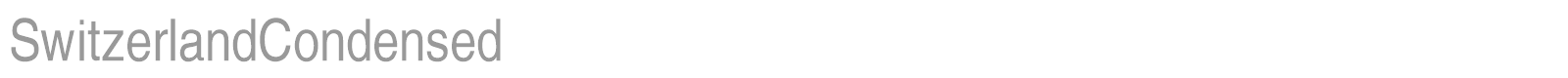SwitzerlandCondensed font preview