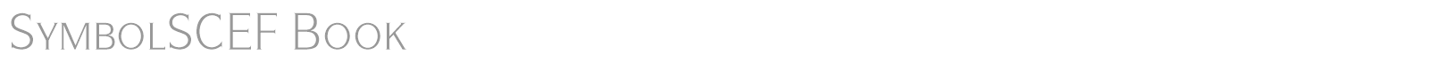 SymbolSCEF font preview