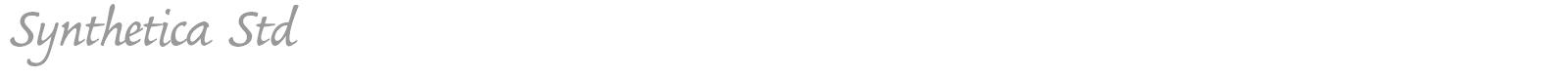 Synthetica Std font preview