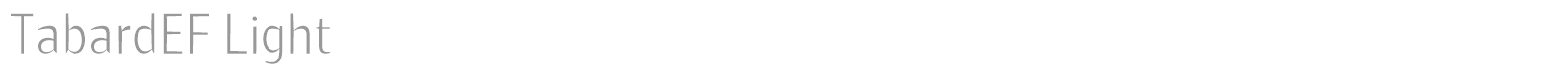 TabardEF font preview