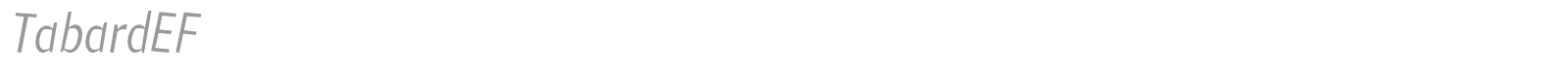TabardEF font preview