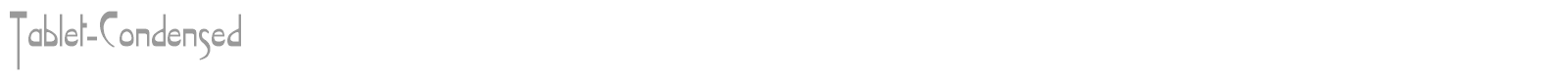 Tablet font preview