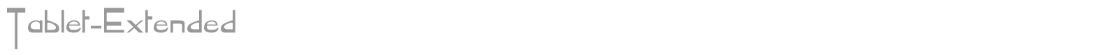 Tablet font preview