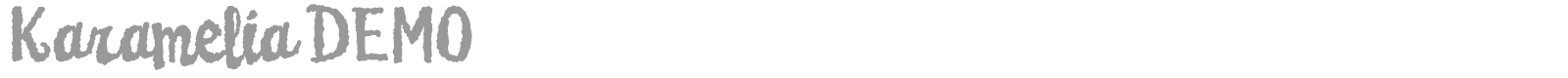 Karamelia DEMO font preview