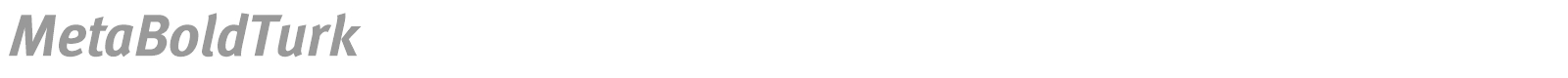 MetaBoldTurk font preview