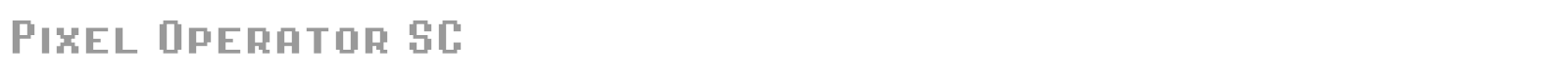 Pixel Operator SC font preview