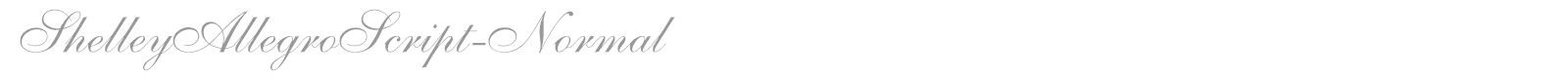 ShelleyAllegroScript-Normal font preview