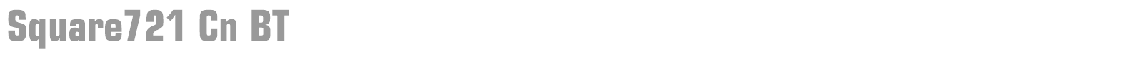 Square721 Cn BT font preview