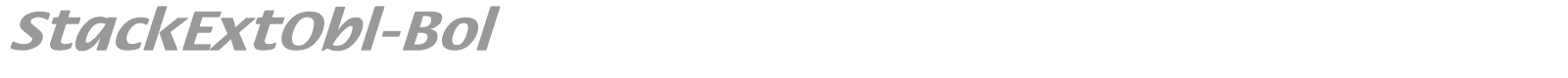 StackExtObl-Bol font preview