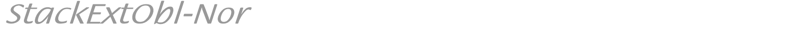 StackExtObl-Nor font preview