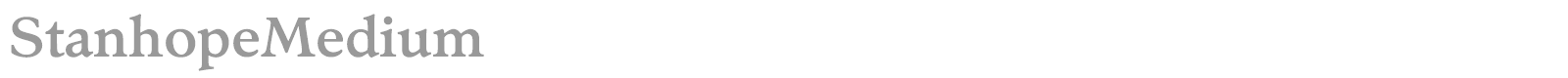 StanhopeBold font preview