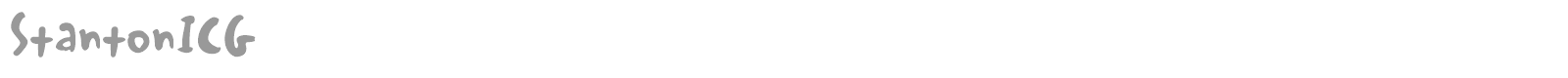 StantonICG font preview