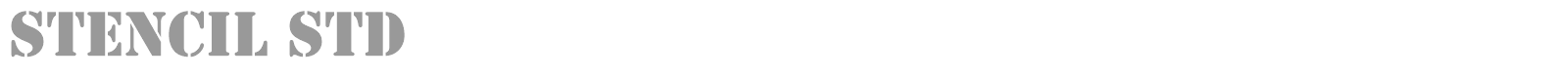Stencil Std font preview