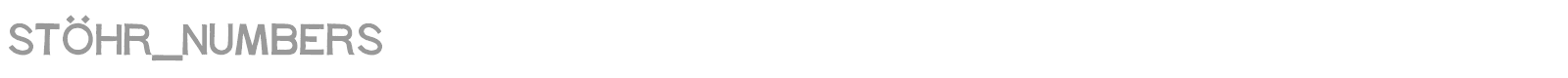 st?hr_numbers font preview