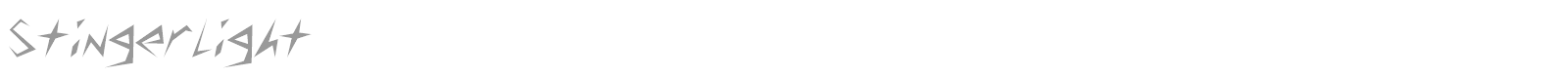 StingerLight font preview