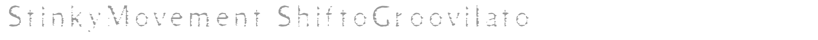 StinkyMovement font preview