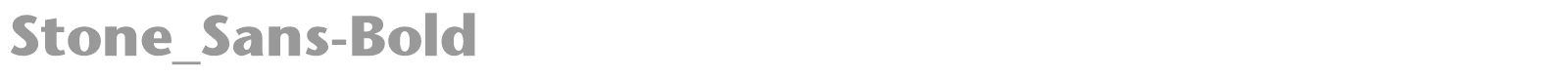 Stone_Sans-Bold font preview