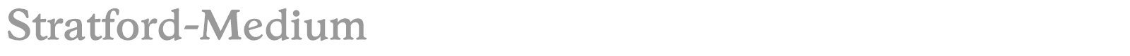 Stratford-Regular font preview