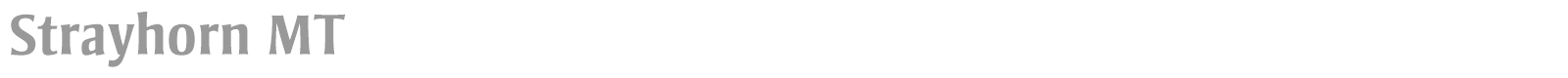 Strayhorn MT font preview