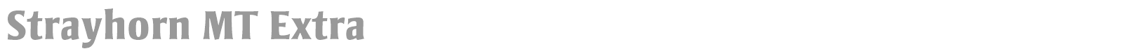 Strayhorn MT font preview