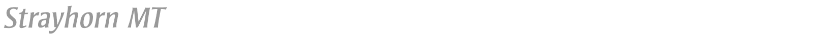 Strayhorn MT font preview