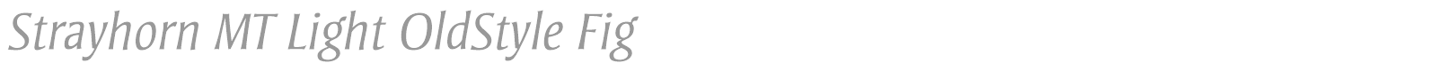 Strayhorn MT font preview