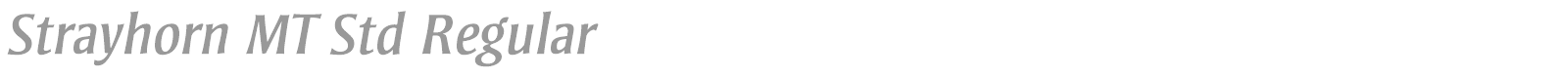 Strayhorn MT font preview