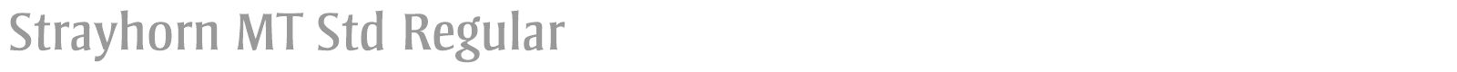Strayhorn MT font preview