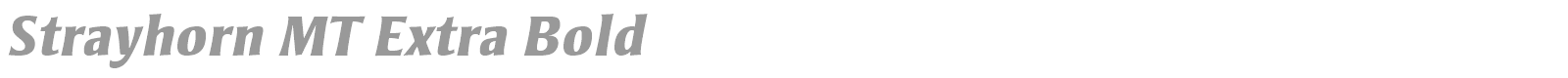 Strayhorn MT font preview