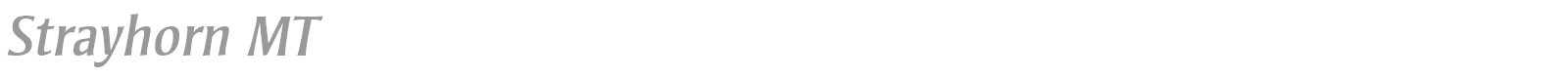 Strayhorn MT font preview