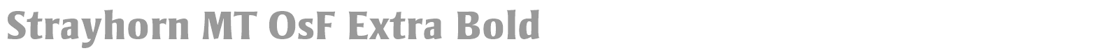 Strayhorn MT font preview