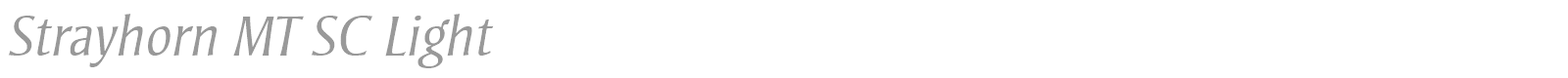 Strayhorn MT font preview