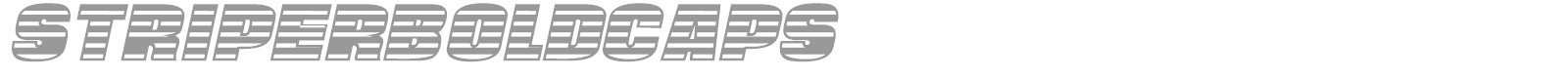 StriperBoldCaps font preview