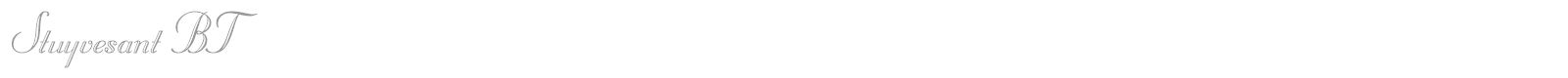 Stuyvesant BT font preview