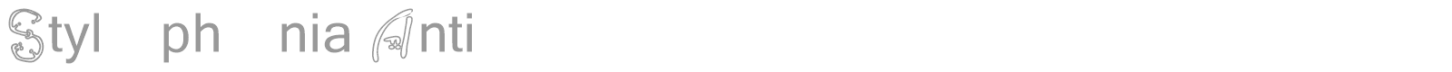 Stylophonia font preview