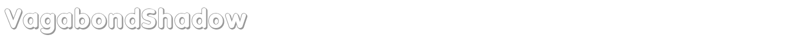 VagabondShadow font preview