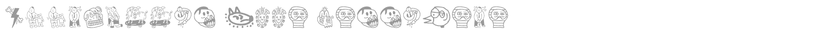 Woodcutter Olla Barrejada font preview
