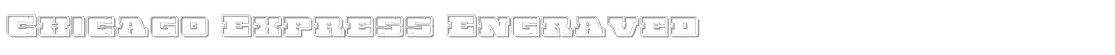 Chicago Express Title Italic font preview