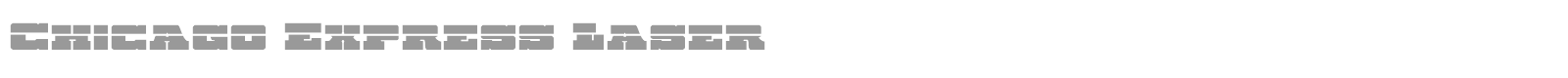 Chicago Express Title Italic font preview