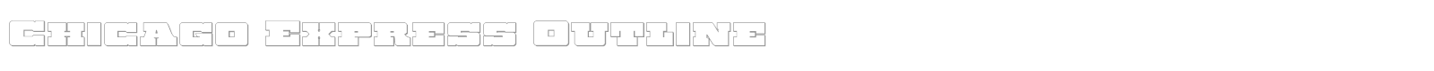 Chicago Express Title Italic font preview