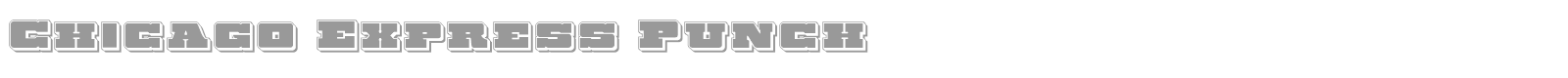 Chicago Express Title Italic font preview