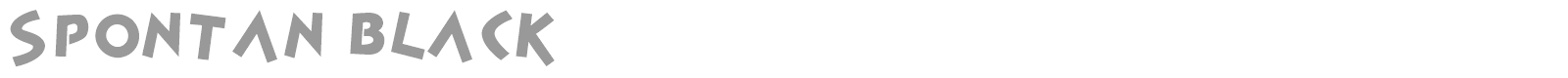 Spontan font preview