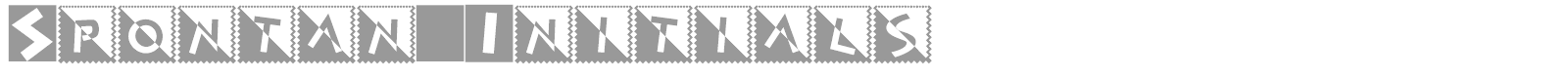 Spontan font preview
