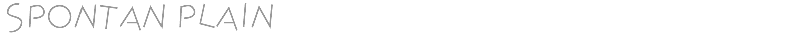 Spontan font preview