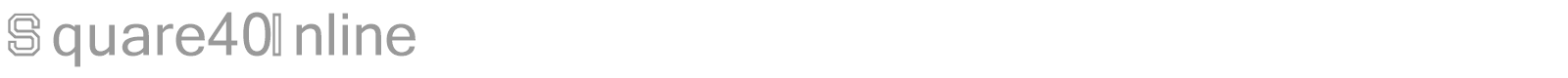Square40Inline font preview