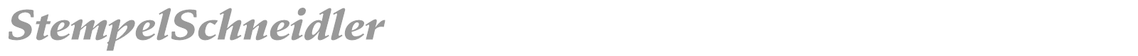 StempelSchneidler font preview