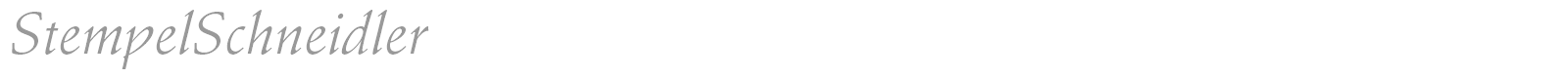 StempelSchneidler font preview