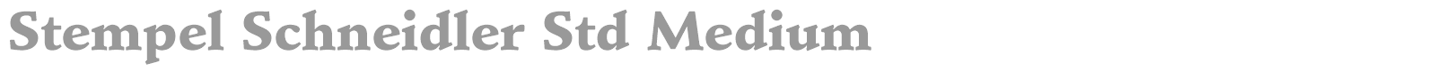 StempelSchneidler font preview